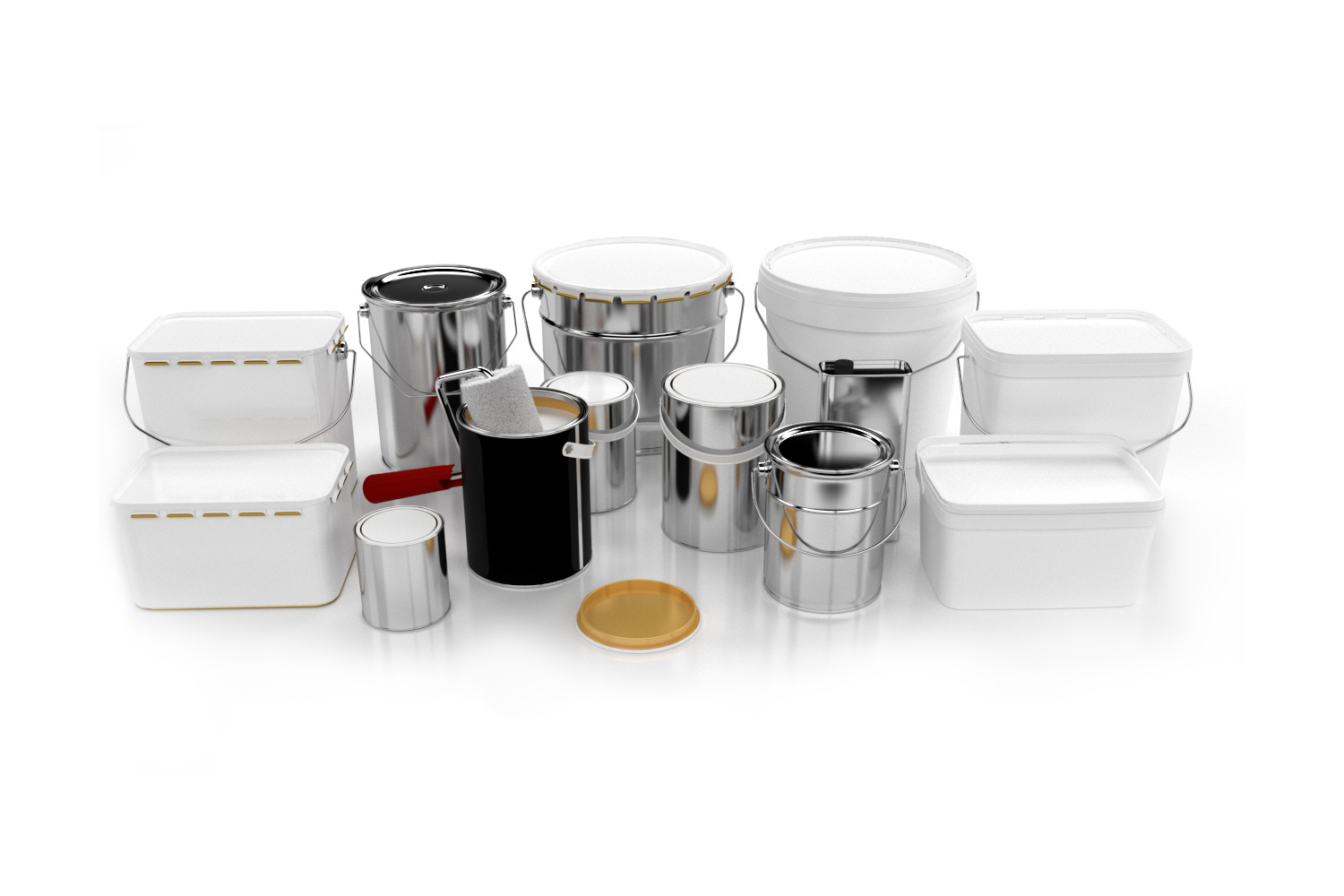 Gamme pots de peinture