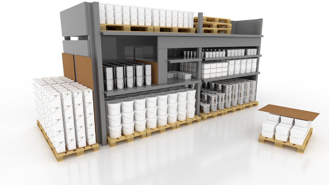 Gamme pots de peinture, vue 3