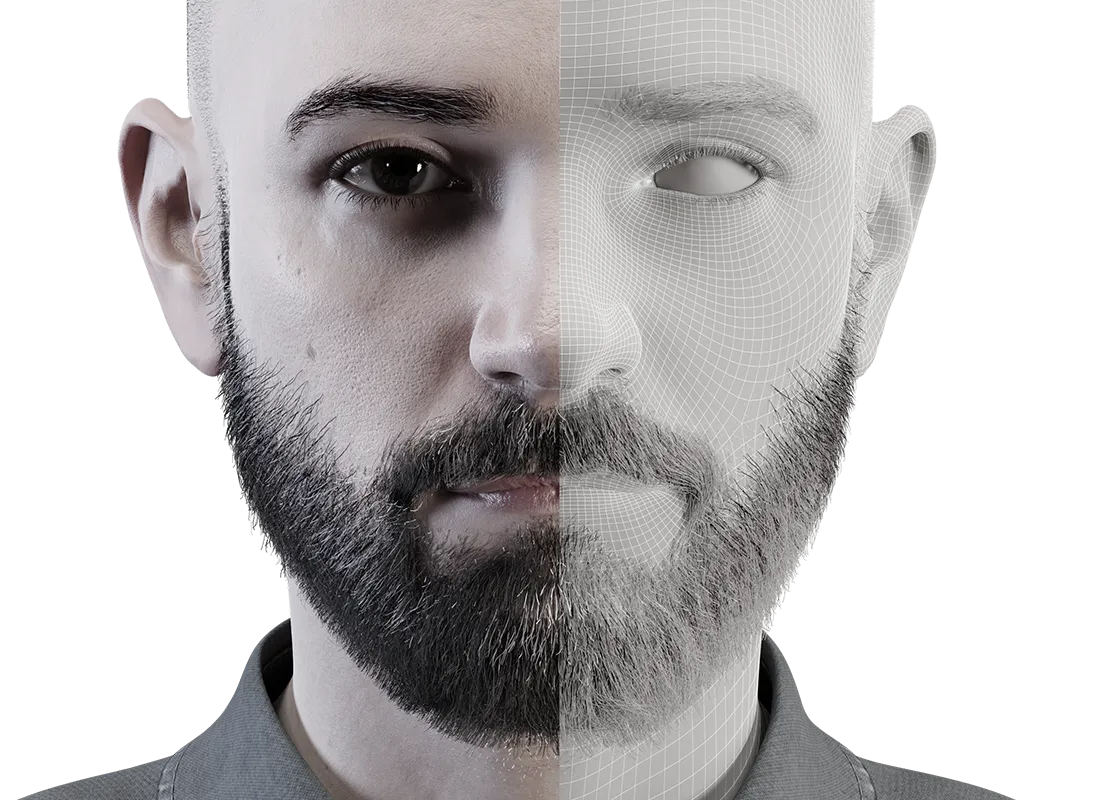 Raphael Bouvigne 3D Head