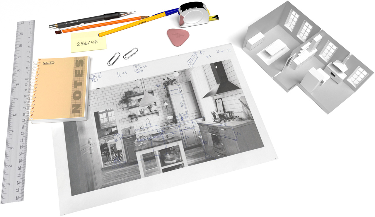 maquette cuisine ikea plan 3d