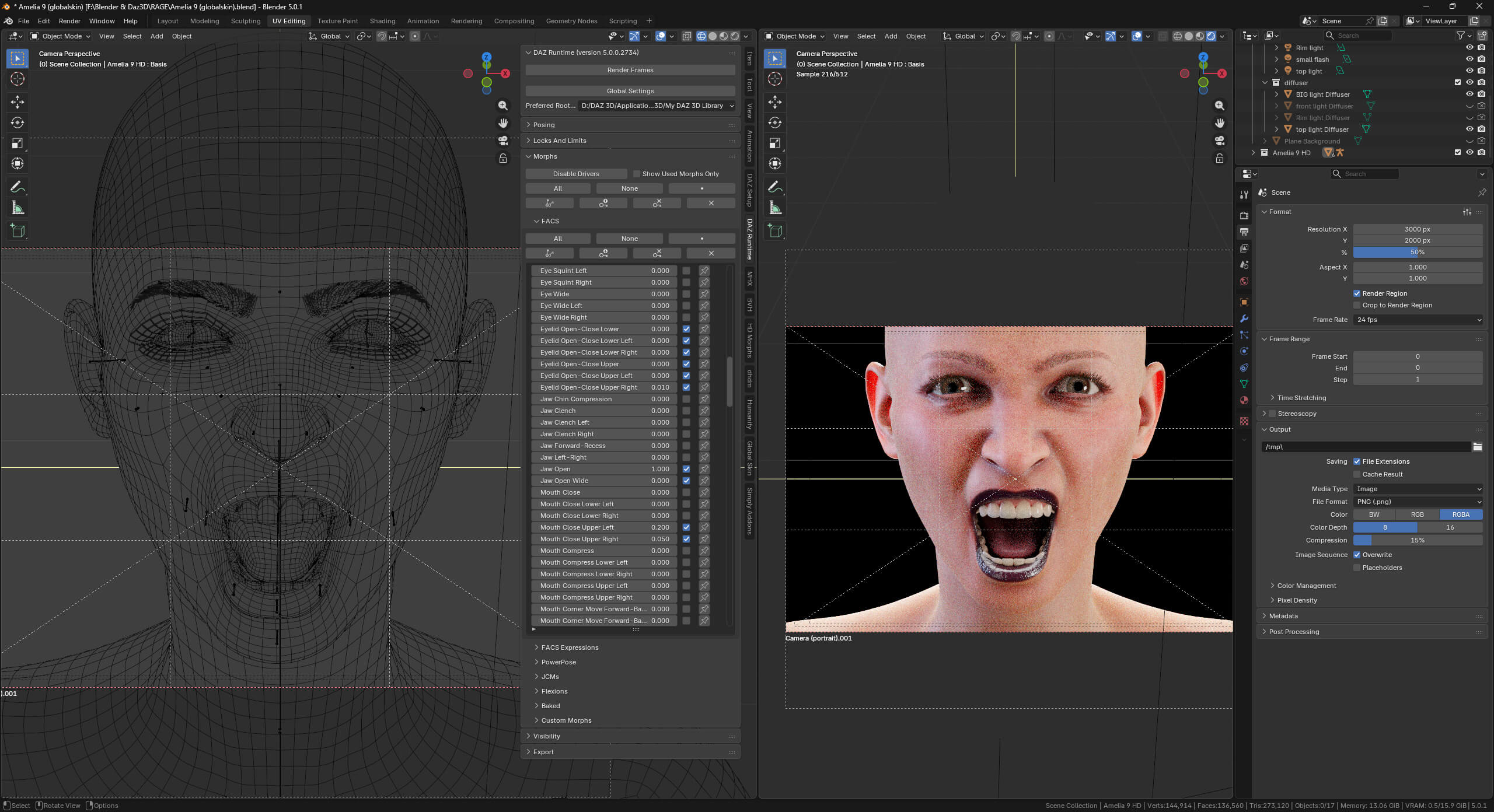 RAGE, vue 2